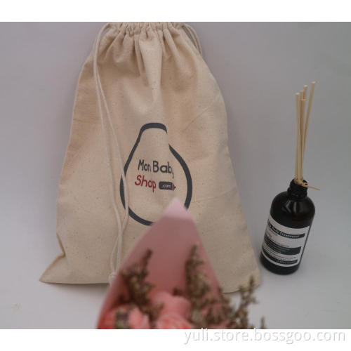 canvas drawstring bag cotton packing bags
